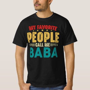 Camiseta Mi gente favorita me llama Baba Vintage gracioso