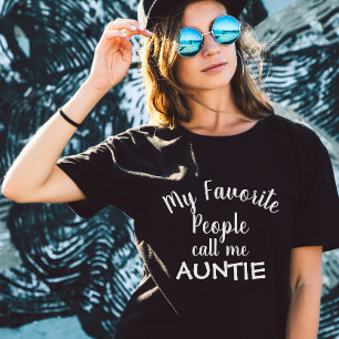 Camiseta Mi gente favorita me llama familia divertida tía
