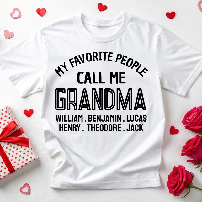 Camiseta Mi gente favorita me llama fiesta de cumpleaños de (Subido por el creador)