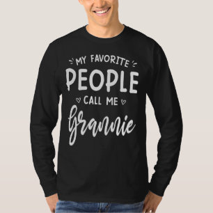 Camiseta Mi Gente Favorita Me Llama Grannie Shirt Funny Mot