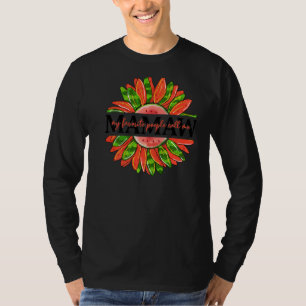 Camiseta Mi gente favorita me llama madre de la sandía Mama