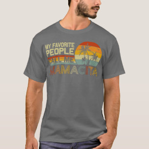 Camiseta Mi gente favorita me llama Mamacita Vintage Retro 