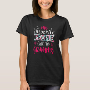 Camiseta Mi gente favorita me llama morena floral