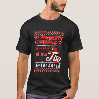 Camiseta Mi gente favorita me llama Navidades de Tito Feo S