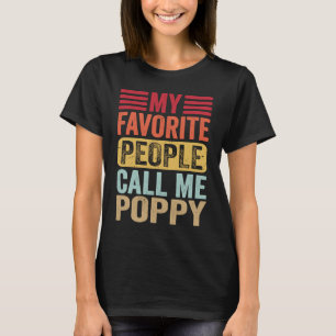 Camiseta Mi gente favorita me llama padre retro de amapola