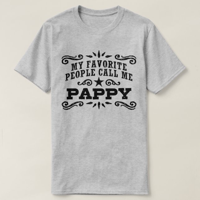 Camiseta Mi gente favorita me llama papa (Diseño del anverso)