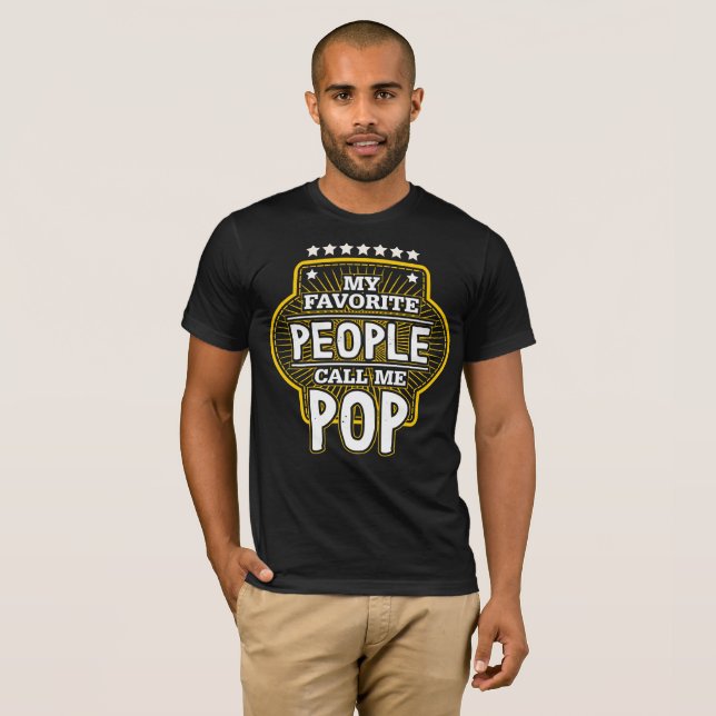 Camiseta Mi gente favorita me llama POP (Anverso completo)