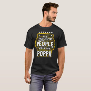Camiseta Mi Gente Favorita Me Llama Poppa
