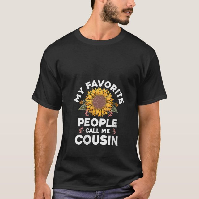 Camiseta Mi Gente Favorita Me Llama Primo Cumpleaños Funny  (Anverso)