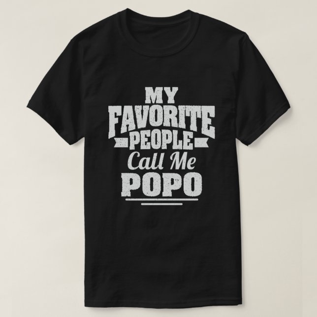 Camiseta Mi gente favorita me llama regalo de abuelo divert (Diseño del anverso)