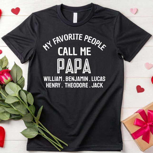 Camiseta Mi gente favorita me llama regalos del abuelo de p (Subido por el creador)
