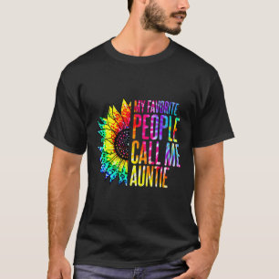 Camiseta Mi gente favorita me llama tía tía del sobrino Nie