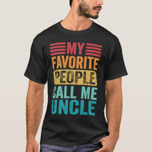 Camiseta Mi Gente Favorita Me Llama Tío Retro Vintage Un