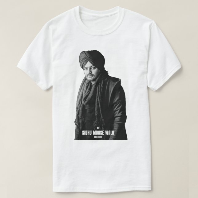 Camiseta Mi gente favorita Punjabi Sidhu Music Moose Wala (Diseño del anverso)