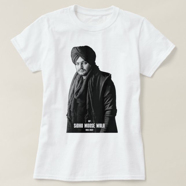 Camiseta Mi gente favorita Punjabi Sidhu Music Moose Wala (Diseño del anverso)