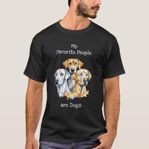 Camiseta Mi gente favorita son los perros