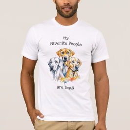 Camiseta Mi gente favorita son los perros