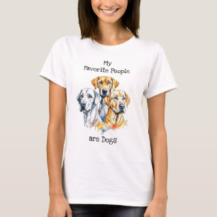 Camiseta Mi gente favorita son los perros