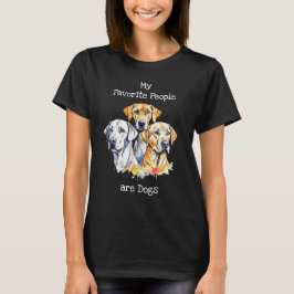 Camiseta Mi gente favorita son los perros