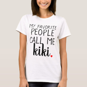 Camiseta mi gente preferida me llama. personalizado