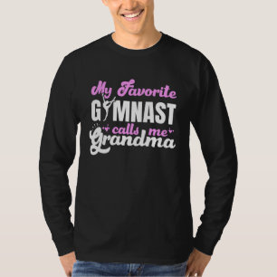 Camiseta Mi gimnasta favorita me llama Gimnasta Abuela   1