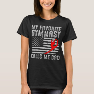 Camiseta Mi gimnasta favorita me llama Gimnasti rítmico de