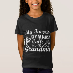 Camiseta Mi gimnasta favorita me llama Perro Gimnásico Abue
