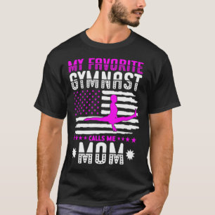 Camiseta Mi gimnasta favorito me llama mamá Gimnástica 1