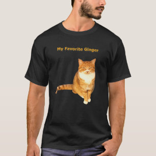 Camiseta Mi Ginger Naranja favorito Tabby Cat