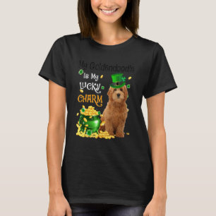 Camiseta Mi Goldendoodle es mi amuleto de la suerte Perro l