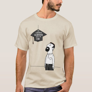 Camiseta Mi graduado favorito me llama papá