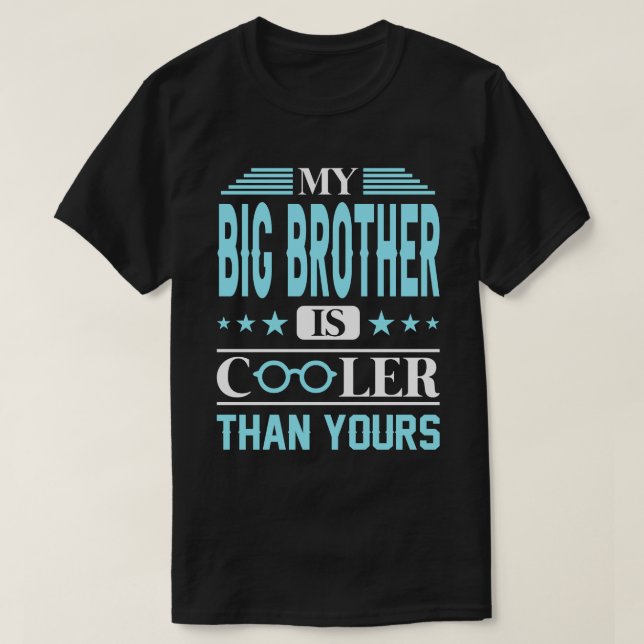 Camiseta Mi Gran Hermano Es Más Frío Que El Tuyo (Diseño del anverso)