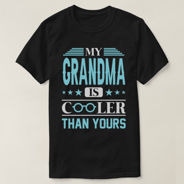 Camiseta Mi GRANDMA Es Más Frío Que El Tuyo (Diseño del anverso)