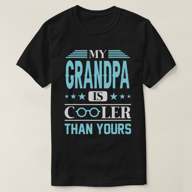 Camiseta Mi GRANDPA es más frío que el tuyo (Diseño del anverso)