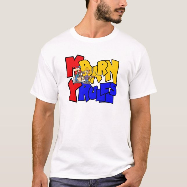 Camiseta Mi granero mis reglas vacas (Anverso)