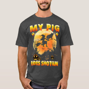 Camiseta Mi Granja De Cerdo Viaja Con Bate De Palo De Broma