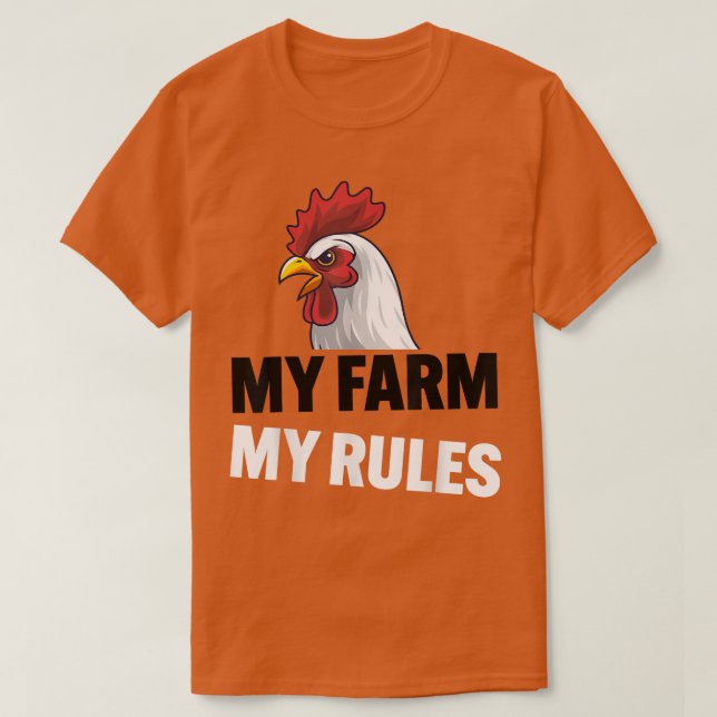 Camiseta Mi granja mis reglas (Diseño del anverso)