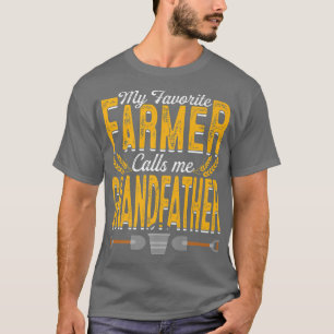 Camiseta Mi granjero favorito me llama abuelo Farmi