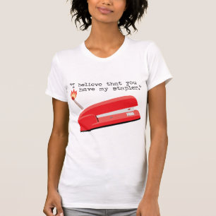 Camiseta Mi grapadora roja