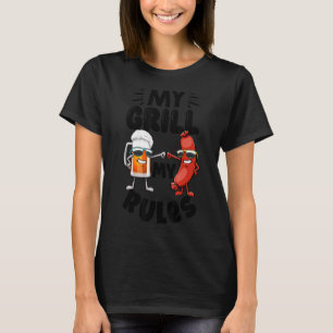 Camiseta Mi Grill Mis Reglas Cerveza y Salsas de Carne de P