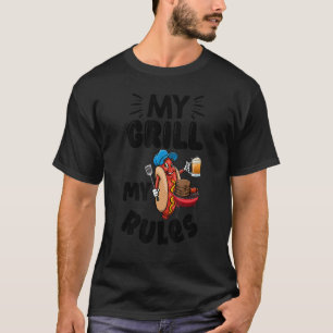 Camiseta Mi Grill Mis Reglas Cerveza y Salsas de Carne de P