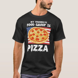 Camiseta Mi Grupo De Comida Favorito Es La Bandera Estadoun