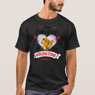 Camiseta Mi Grupo De Laboratorio Es Mi Valentín De Perro De