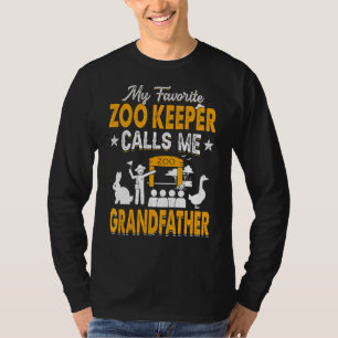 Camiseta Mi guardián de zoológico favorito me llama animal 