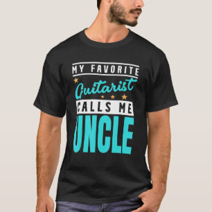 Camiseta Mi guitarrista favorito me llama tío Guit