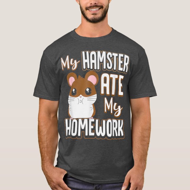 Camiseta Mi Hamster comió mi hogar (Anverso)