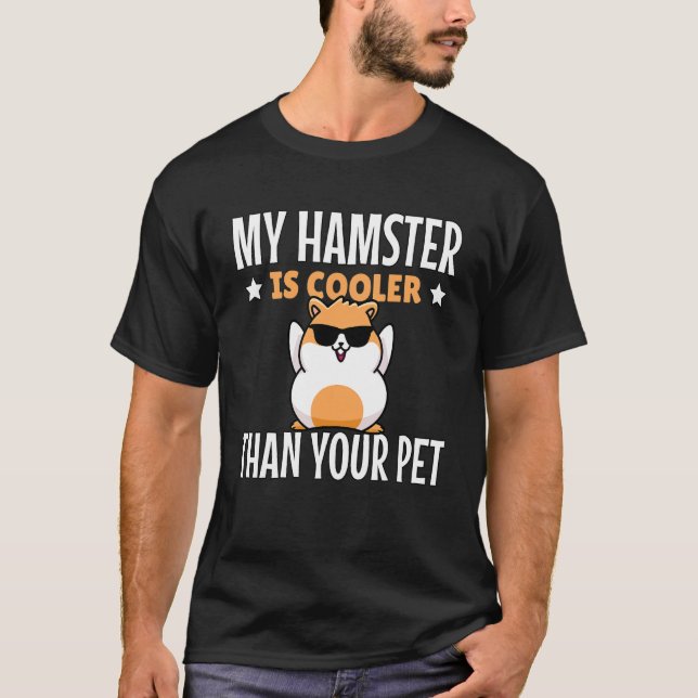 Camiseta Mi Hamster Es Más Frío Que Tu Mascota Golden Hamst (Anverso)