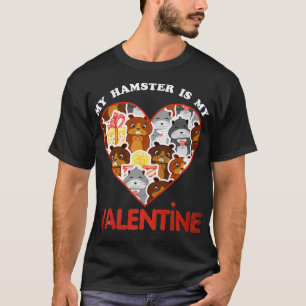 Camiseta Mi hámster es mi amante de Valentine Hamster