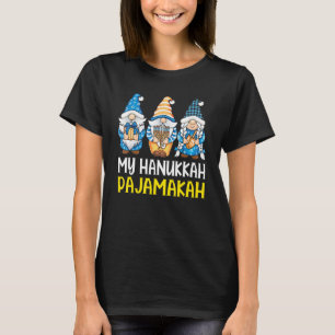 Camiseta Mi Hanukkah Pajamakah Gnome Chanukah Pajamas Mujer