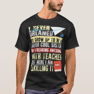 Camiseta Mi Hermana De Guay Es Maestra De Matemáticas T cow